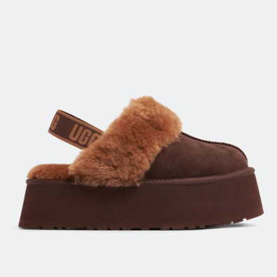 Παντόφλα Ugg Funkette 1113474-BCDR Σκούρο Καφέ