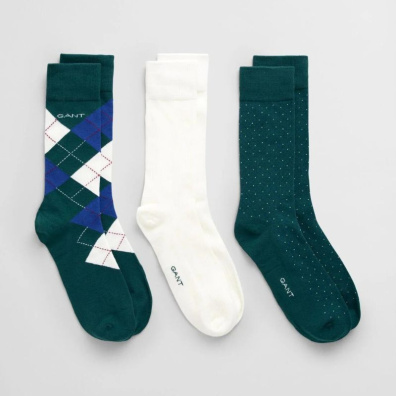 Σετ Δώρου Κάλτσες 3 Ζεύγη Gant 9960314-310 Πράσινο