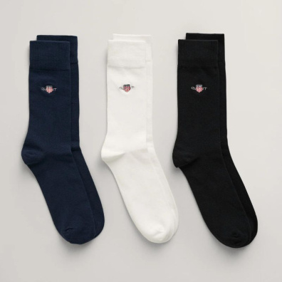 Σετ Δώρου Κάλτσες Gant 3 Ζεύγη 9960270-005 Μαύρο