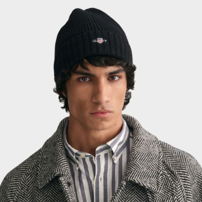 Σκούφος Gant Beanie 9910023-005 Μαύρο