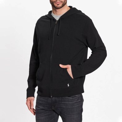 Φούτερ Ζακέτα με Κουκούλα Ralph Lauren 714899623003 Μαύρο