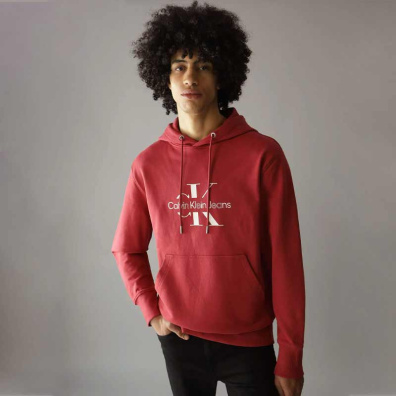 Φούτερ Με Κουκούλα Calvin Klein J30J325429-XA0 Μπορντό