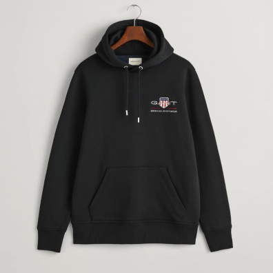 Φούτερ Με Κουκούλα Gant Archive Shield 3G2047084-5 Μαύρο