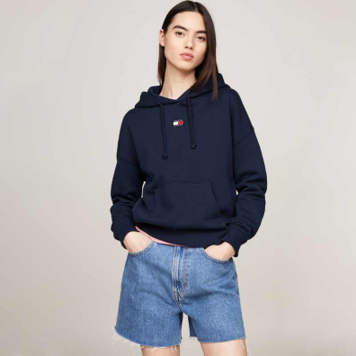 Φούτερ Με Κουκούλα Tommy Hilfiger DW0DW17326-C1G Μπλε