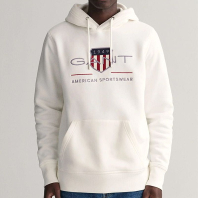 Φούτερ Gant 3G2047082-G0113 Λευκό