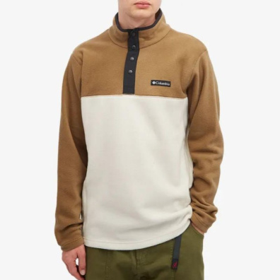 Fleece Μπλούζα Columbia Steens Mountain Half Snap II 2097721-278 Καφέ