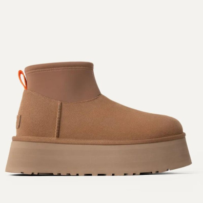 Mποτάκια UGG Classic Mini Dipper 1168170-CHE Ταμπά
