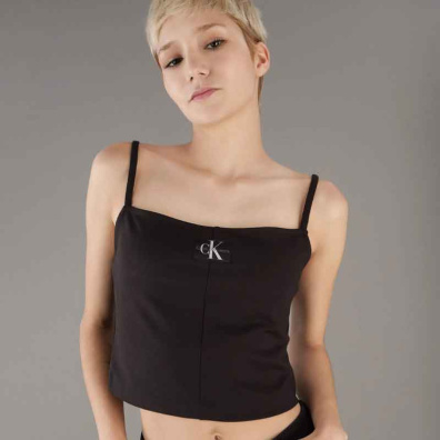 T-Sirt Calvin Klein J20J223875-BEH Μαύρο