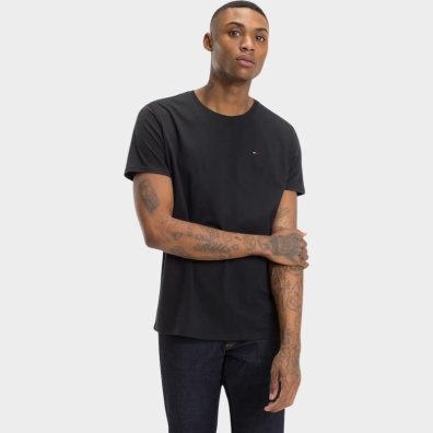 T-shirt Tommy Hilfiger DM0DM04411-078 Μαύρο