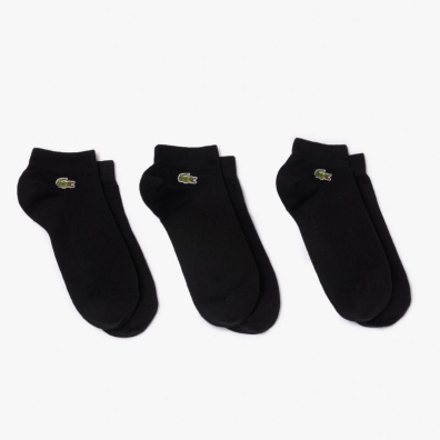 Unisex Κάλτσες Lacoste 3 Ζεύγη RA2917-8MV Μαύρο