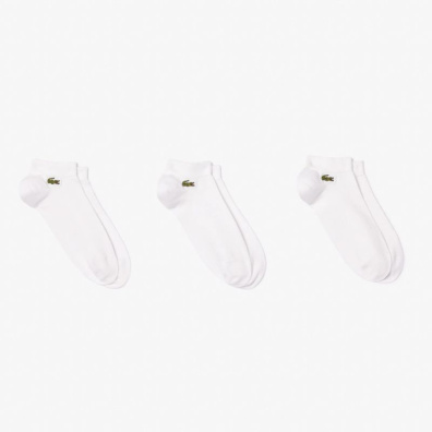 Unisex Κάλτσες Lacoste 3 Ζεύγη RA2917-Z92 Άσπρο