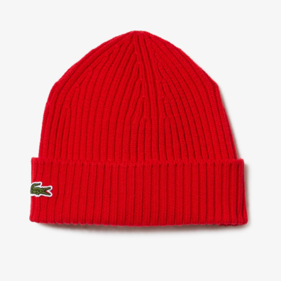 Unisex Μάλλινος Σκούφος Lacoste RB0001-240 Κόκκινο