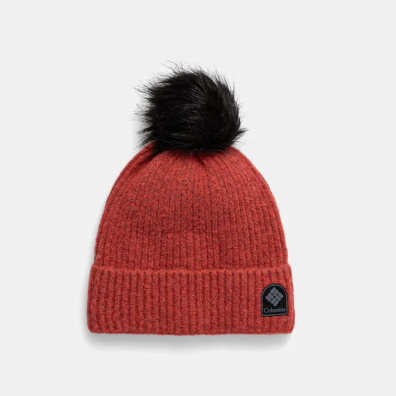 Unisex Σκουφί Columbia Winter Blur™ Pom Pom 1862101-602 Κόκκινο