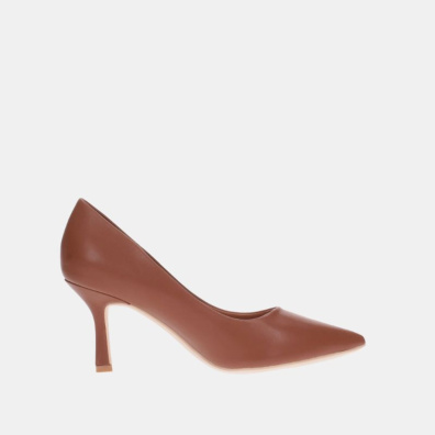 Δερμάτινη Γόβα Francesco Milano  A08-01A-MA Καφέ