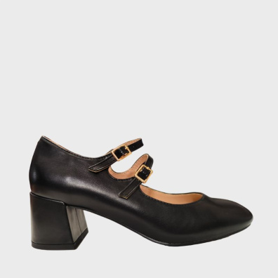 Δερμάτινη Γόβα Francesco Milano F15-03Α-ΝΕ Μαύρο