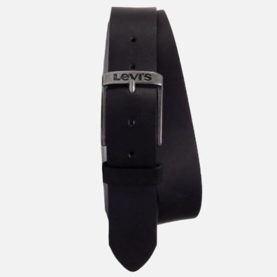 Δερμάτινη Ζώνη Levis 226927-38016-0019-59 Μαύρο