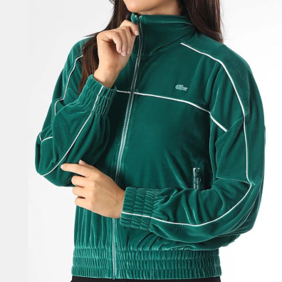 Ζακέτα Βελουτέ Lacoste SF2658-IBX Πράσινο