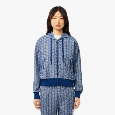 Ζακέτα Lacoste Monogram Jacquard SF7606-6LE Μπλε