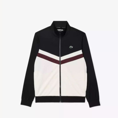 Ζακέτα Lacoste SH2646-IDQ Μαύρο-Άσπρο