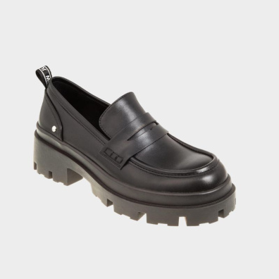 Μοκασίνια Adam's 1-848-24538-27 Μαύρο