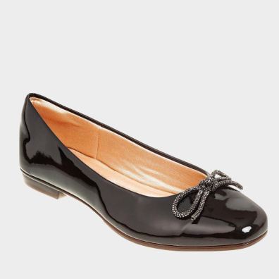 Μπαλαρίνα Adam's Light Gel 770-24511 Μαύρο