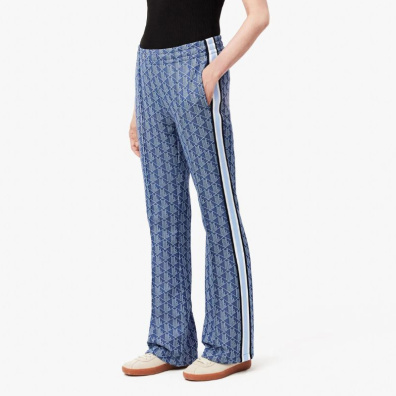 Παντελόνι Φόρμας Lacoste Flared Monogram Sweatpants XF9313-6LE Μπλε