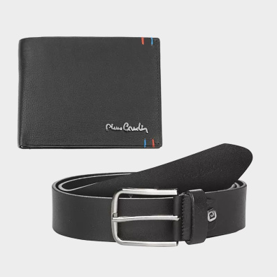 Σετ Δώρου Πορτοφόλι-Ζώνη Pierre Cardin PCS110L Μαύρο