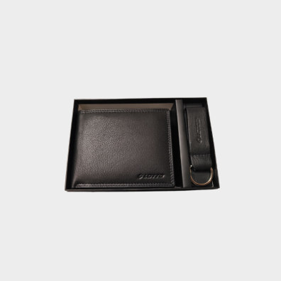 Σετ Δώρου Πορτοφόλι-Μπρελόκ Lotto LLT Gift 3 Ca Μαύρο