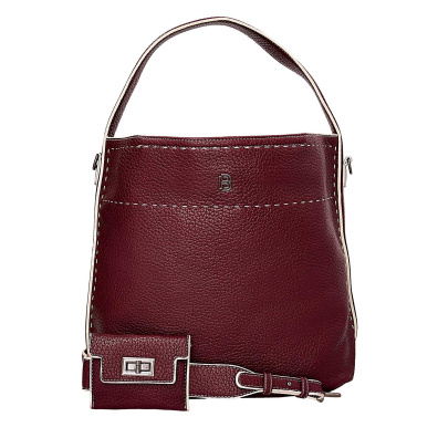 Τσάντα ώμου YM-5006 - Μπορντό