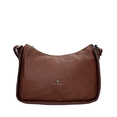 Τσάντα χιαστή KX2413 - Καφέ