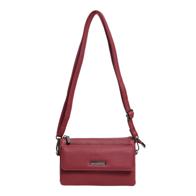 Τσάντα χιαστή HJ1012 - Μπορντό