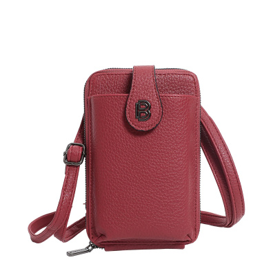 Τσάντα χιαστή HJ1010 - Μπορντό