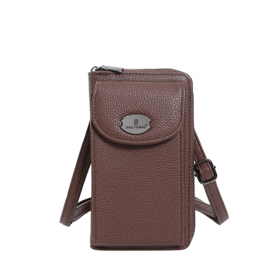 Τσαντάκι χιαστί HJ1005 - Καφέ