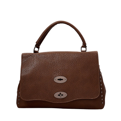 Τσάντα χειρός KX2406 - Καφέ