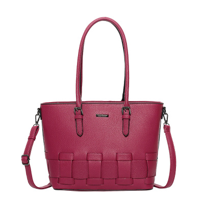 Τσάντα ώμου QR-23936 - Μπορντό