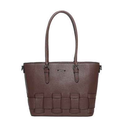 Τσάντα ώμου QR-23936 - Καφέ