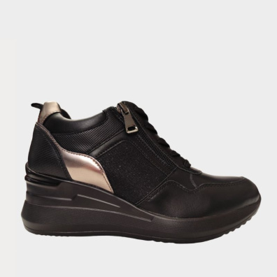 Sneaker Με Πλατφόρμα 1-872-24504-29 Μαύρο