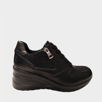 Sneaker Με Πλατφόρμα Adam's 24502-29 Μαύρο