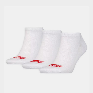 Unisex Κάλτσες Levi's Low Cut Batwig 3 Ζεύγη 37157-0980-005 Άσπρο