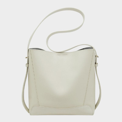 Δερμάτινη Γυναικεία Τσάντα Shopper ‘Ωμου Foxer 9136015F άσπρο