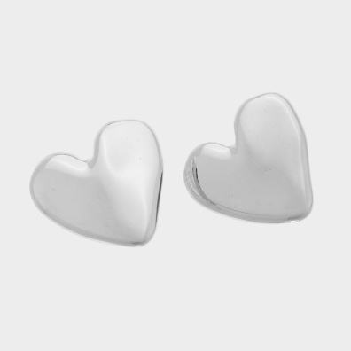 Καρφωτό σκουλαρίκι BJLY-5592 - Ασημί