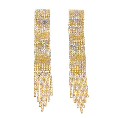 Κρεμαστά σκουλαρίκια με πέτρες lyod 6-20-1 - Χρυσό