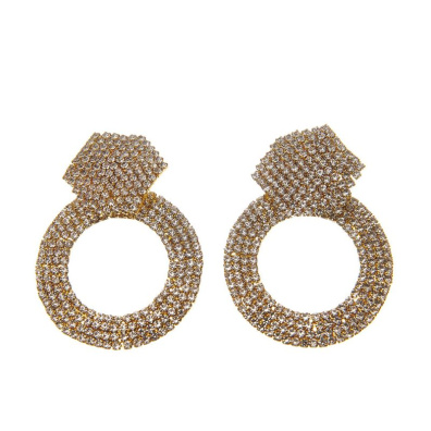 Κρεμαστά σκουλαρίκια με πέτρες lyod 7-3-1 - Χρυσό