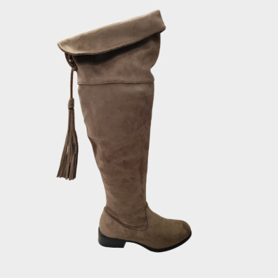 Μπότα Καστόρ Taupe Exe D214J068254703 Καφέ