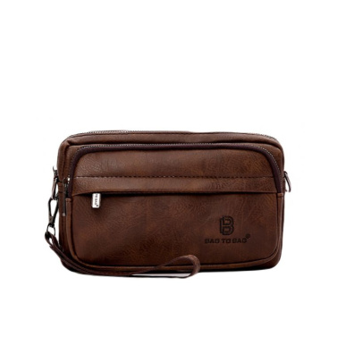 Τσαντάκι χιαστί MD-7922 - Καφέ