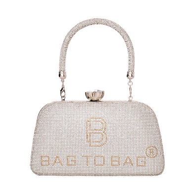 Τσάντα φάκελος clutch CK6021 - Ασημί