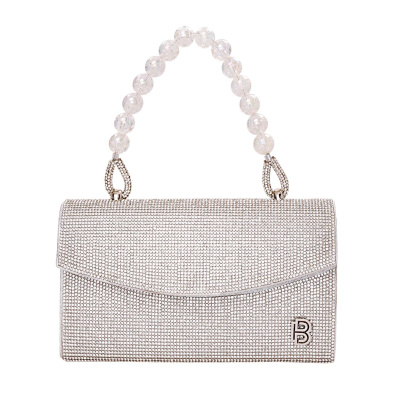 Τσάντα φάκελος clutch JH2210 - Ασημί