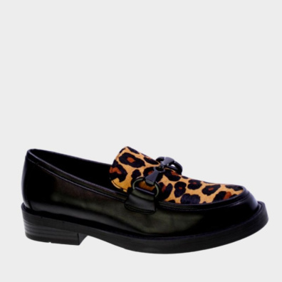Loafer Μοκασίνια Francesco Milano F20-03A-NE-LE Λεοπάρ