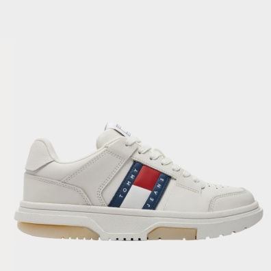 Sneaker Tommy Hilfiger The Brooklyn Leather Lace-Up EN0EN02576-YBL Άσπρο