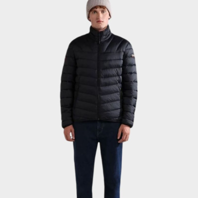 Ανδρικό Χειμωνιάτικο Μπουφάν Puffer Napapijri Aerons Stand NP0A4GJN041 Μαύρο